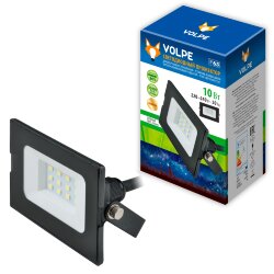 ULF-Q513 10W-GREEN IP65 220-240В BLACK Прожектор светодиодный, Зеленый свет, Корпус черный