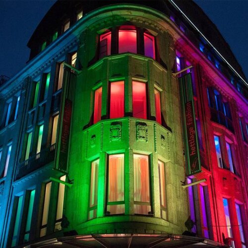 ULF-Q513 10W-GREEN IP65 220-240В BLACK Прожектор светодиодный, Зеленый свет, Корпус черный - фото 2