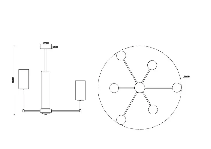 Люстра Freya FR5184PL-06CH (Хром) - фото 3