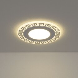 Встраиваемый светодиодный светильник DSS002 7+3W 4200K (037544)