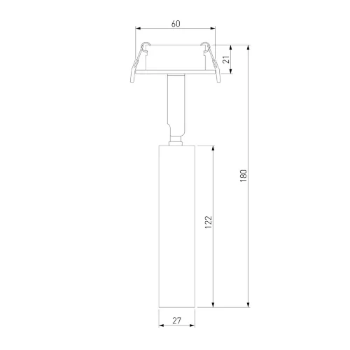 Встраиваемый поворотный светодиодный светильник Diffe 25027/LED - фото 3