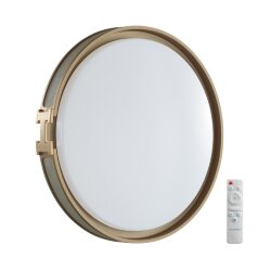 Настенно-потолочный светильник «Sonex» 7654/EL, серия: FAVEMO GREY (накладной) - Беспроводной пульт ДУ