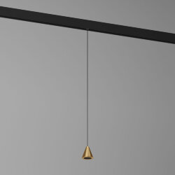 Трековый светильник 5W 4200K Event латунь Slim Magnetic 85039/01