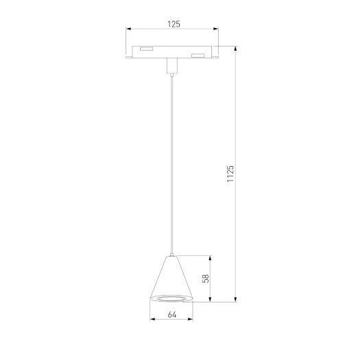 Slim Magnetic Трековый светильник 5W 4200K Event латунь 85039/01 85039/01 - фото 7