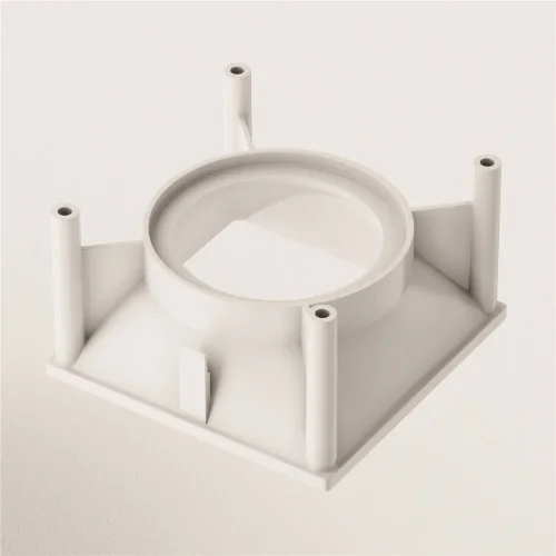 Декоративная рамка-отражатель для накладных светильников серии Alfa LED (Белый) - фото 4