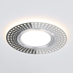 Встраиваемый точечный светильник со светодиодной подсветкой 2231 MR16 CH хром (045437)