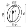 Трековый светильник Зеро / Zero Flarity 3000K 10Вт 180° (Черный) TR230-1-10W3K-B - фото 8