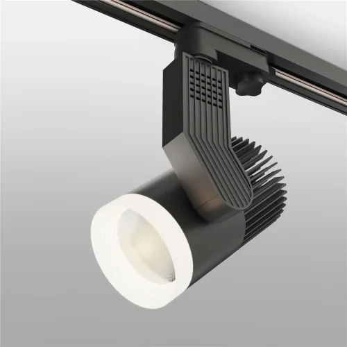 Трековый светодиодный светильник для однофазного шинопровода Accord черный 20W 4200K (1 шт.) LTB36 - фото