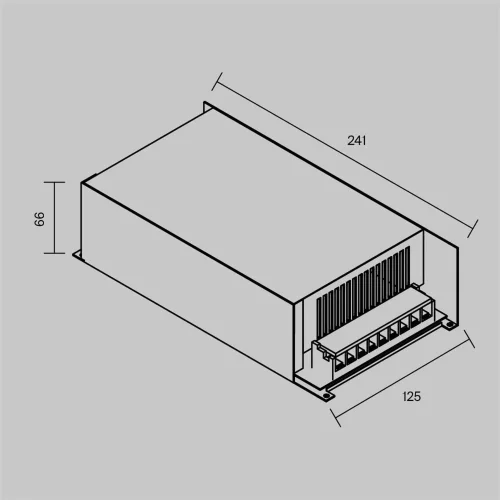 Источник напряжения PSL006 48В 600Вт IP 20 831012 (Серебро) - фото 4