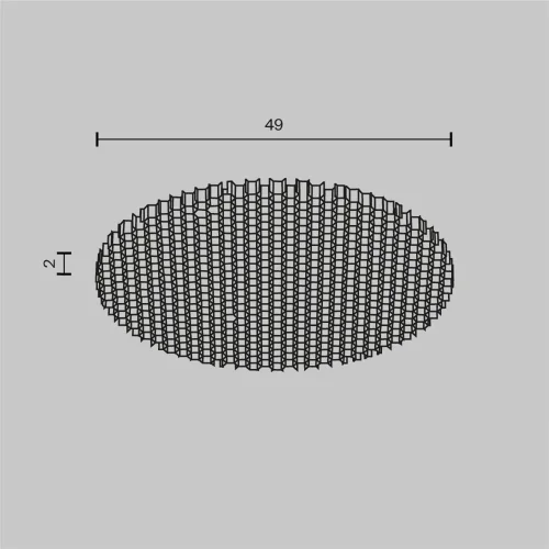 Светофильтр HoneyComb ⌀49мм для Фокус / Focus Led 12Вт (Черный) HoneyComb-D47 - фото 3