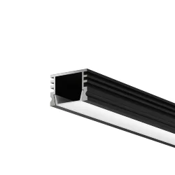 Алюминиевый профиль накладной 16x12 (Черный, 2 м), ALM-005-B-2M 631005 (Черный)