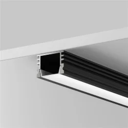 Алюминиевый профиль накладной 16x12 (Черный, 2 м), ALM-005-B-2M 631005 (Черный)