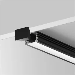 Алюминиевый профиль накладной 16x12 (Черный, 2 м), ALM-005-B-2M 631005 (Черный)