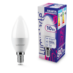 Светодиодная лампа Luminarte LSTD-C37-10W4KE14 10Вт 4000K E14