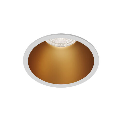 DK3026-WG Встраиваемый светильник, IP 20, 10 Вт, GU5.3, LED, белый/золотой, пластик. Фото 5