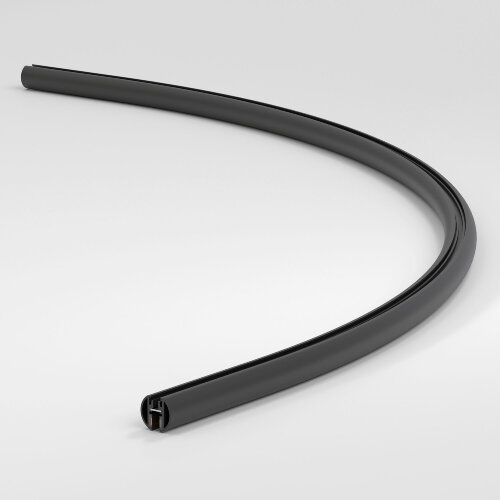 Mini Magnetic Шинопровод накладной Round черный O1200 мм - Фото 2