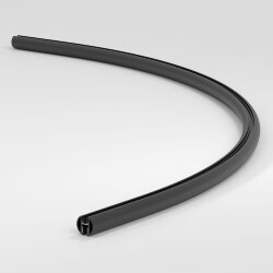 Mini Magnetic Шинопровод накладной Round черный O1200 мм 85168/00 (067270)