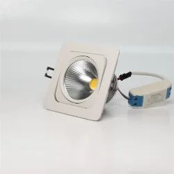 Светодиодный светильник встраиваемый 120.1 series white housing BW14 (10W,220V,day white)