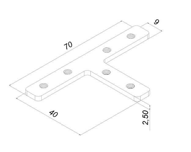 T-образный соединитель для профиля - фото 2