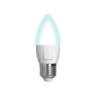 LED-C37 7W-NW-E27-FR PLP01WH Лампа светодиодная, Форма свеча, матовая, Серия ЯРКАЯ, Белый свет 4000K - фото 1
