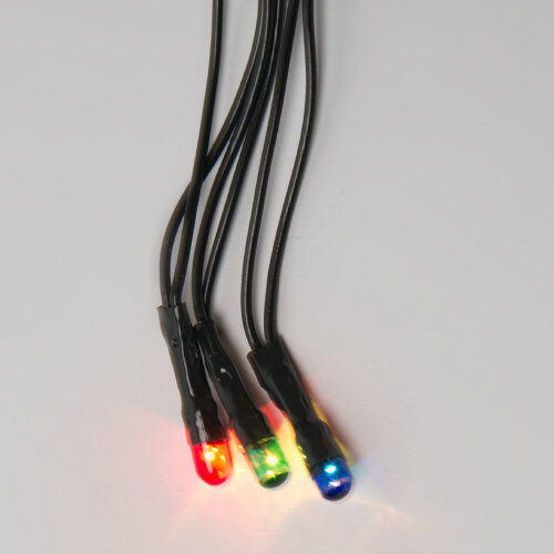 UDL-S2500-500-DGA MULTI IP20 MINI Гирлянда с контроллером, 25м, 500 миниламп накаливания, Разноцветный свет, Провод зеленый. - фото 4