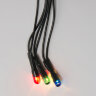 UDL-S2500-500-DGA MULTI IP20 MINI Гирлянда с контроллером, 25м, 500 миниламп накаливания, Разноцветный свет, Провод зеленый. - фото 4