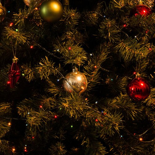 UDL-S2500-500-DGA MULTI IP20 MINI Гирлянда с контроллером, 25м, 500 миниламп накаливания, Разноцветный свет, Провод зеленый. - фото 10