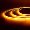 Светодиодная лента 220V, COB 240 chip/m, Golden light, IP20, 10m, A307 - фото I