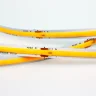 Светодиодная лента 220V, COB 240 chip/m, Golden light, IP20, 10m, A307 - фото II