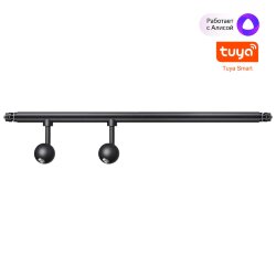 Светильник диммируемый со сменой цветовой температуры (управление - пульт ДУ/ приложение Smart Life) «Novotech» 359376, серия: GLAT - Приложение Smart Life