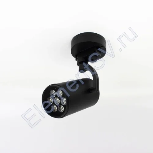 База для трековых светильников 2L круглая NX45 (однофазная, 2 провода, черная) - фото 3.