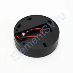 База для трековых светильников 2L круглая NX45 (однофазная, 2 провода, черная)