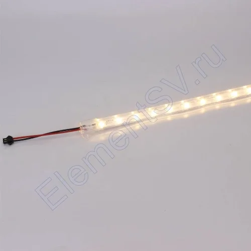 Светодиодная линейка в корпусе 2835, 25 led, 220V, 8W, 500mm, D213, warm white - фото.