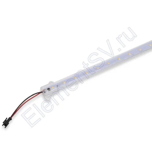 Светодиодная линейка в корпусе 2835, 25 led, 220V, 8W, 500mm, D213, warm white - фото 2.