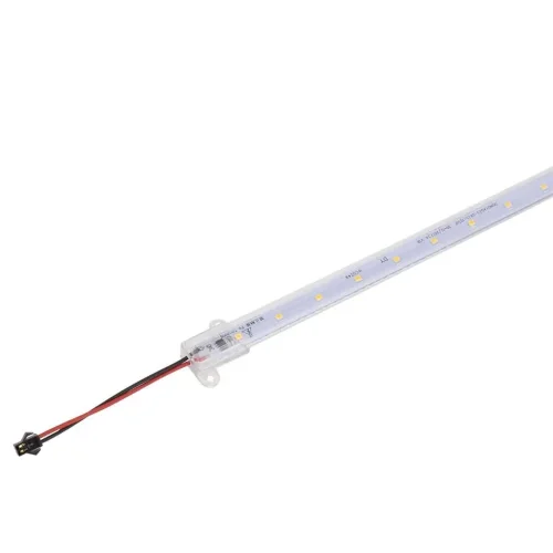 Светодиодная линейка в корпусе 2835, 25 led, 220V, 8W, 500mm, D213, warm white - фото III