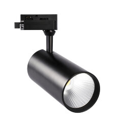 ULB-Q276 40W-3000К BLACK Светильник-прожектор светодиодный трековый, 3800 Лм, Теплый белый свет 3000К, Корпус черный.