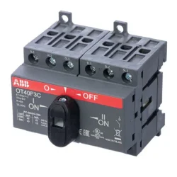 Рубильник реверсивный OT40F3C 40А (23А AC23) ABB 1SCA104913R1001