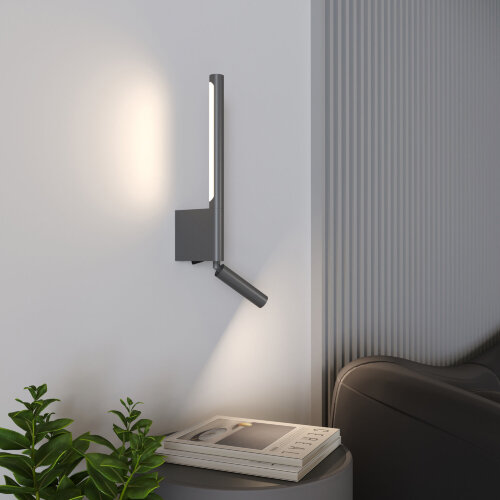 Светильник настенный светодиодный Sarca LED графит 4000К - Фото 6