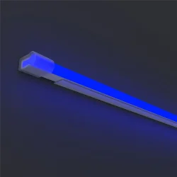 Гибкий неон 25x13 220В 8Вт/м Blue IP65 50м (Белый)