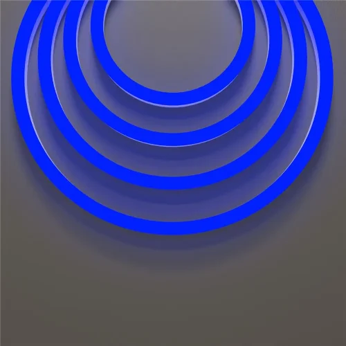 Гибкий неон 25x13 220В 8Вт/м Blue IP65 50м (Белый) - фото 4