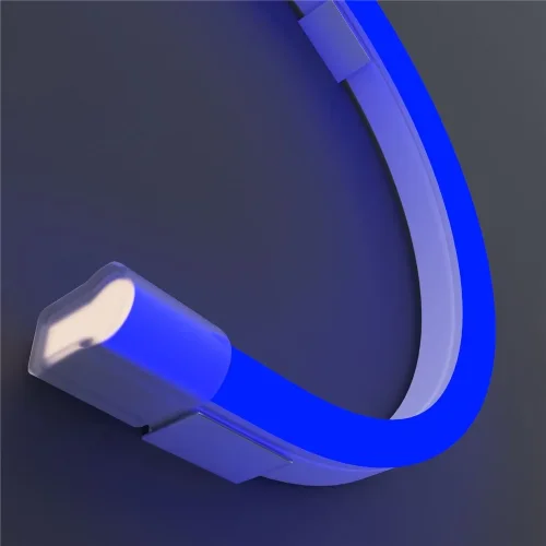 Гибкий неон 25x13 220В 8Вт/м Blue IP65 50м (Белый) - фото 7