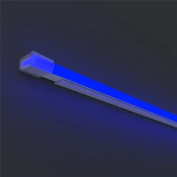 Гибкий неон 25х13 220В 8Вт/м Синий IP65 50м (Белый) 201235