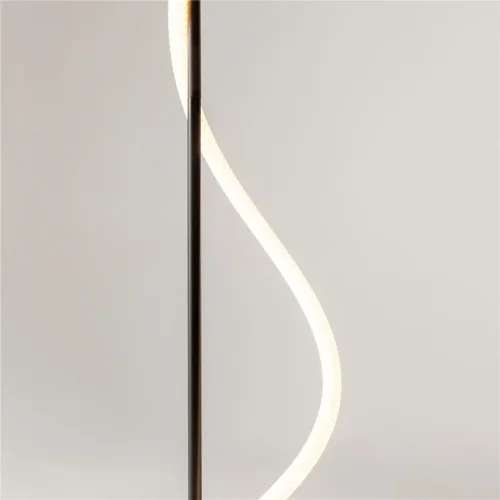 Напольный светильник (торшер) Tau 3000К 15Вт (Черный) - фото 12