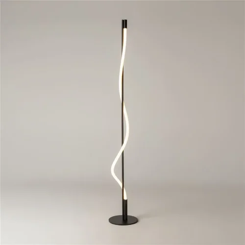 Напольный светильник (торшер) Tau 3000К 15Вт (Черный) - фото 16