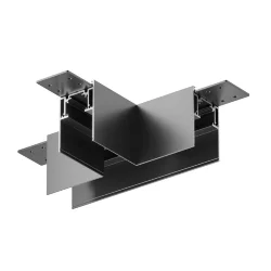 Коннектор Т-образный Gravity накладной черный (Черный)