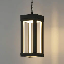 Уличный подвесной светильник Frame 3000K чёрный 1528 TECHNO LED черный (072091)