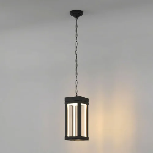 Уличный подвесной светильник Frame 3000K чёрный 1528 TECHNO LED черный - фото 2