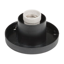 UFP-А02BE BLACK Основание для садово-парковых светильников, Тип соединения с рассеивателем посадочный, Встроенный патрон Е27, Материал пластик, Цвет черный