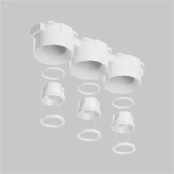 Встраиваемый светильник Intro GU10 9Вт IP 20 (Серый)