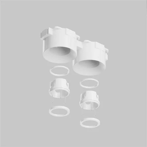 Встраиваемый светильник Intro GU10 9Вт IP 20 (Серый) - фото 3